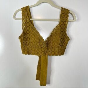Urban‎ Outfitters Lace Tie Back Bralette Top Size Small
